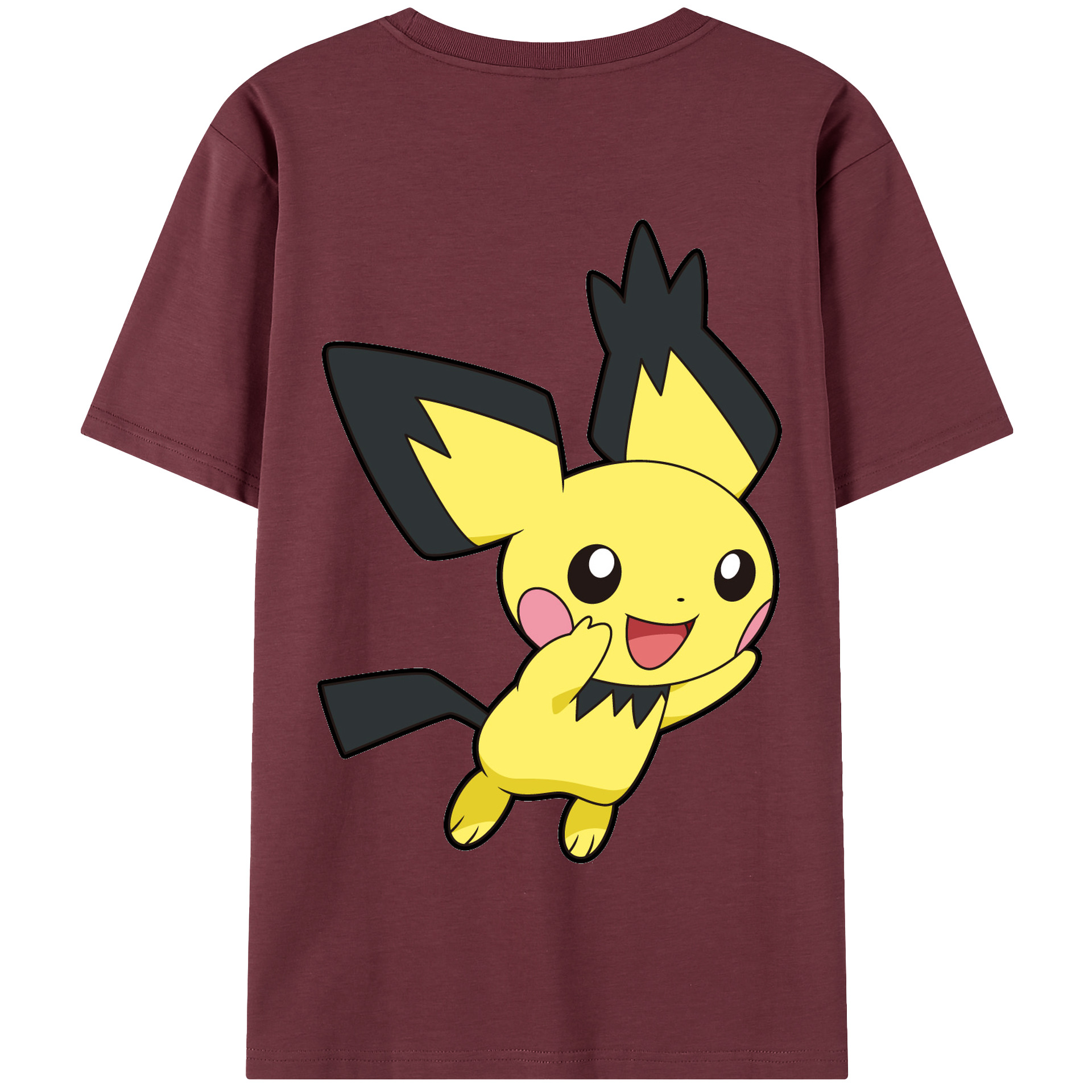 （画像用） ポケットモンスター Pokémon 綿100％半袖Tシャツ（背面プリント）